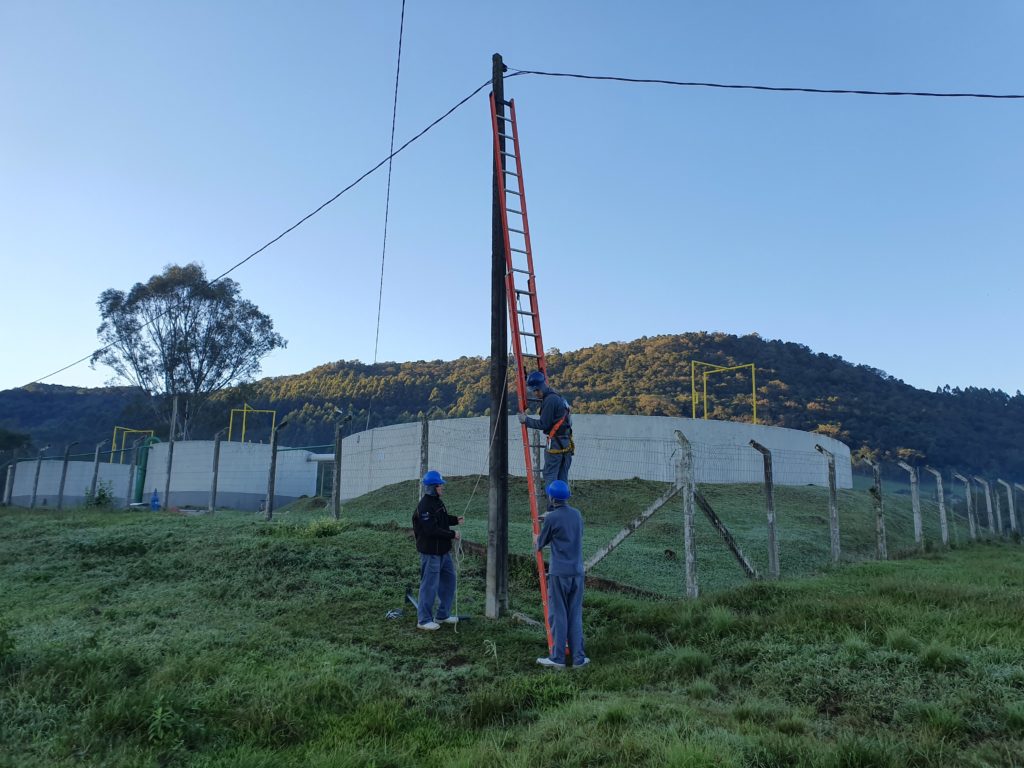 Instalalação da Estação Meteorológica de Westfália